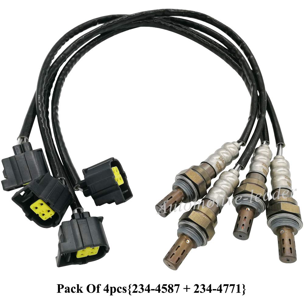 Suitable for 4Pcs O2 Sensor Set for Jeep Liberty 3.7L (2004) | 234-4587 234-4771