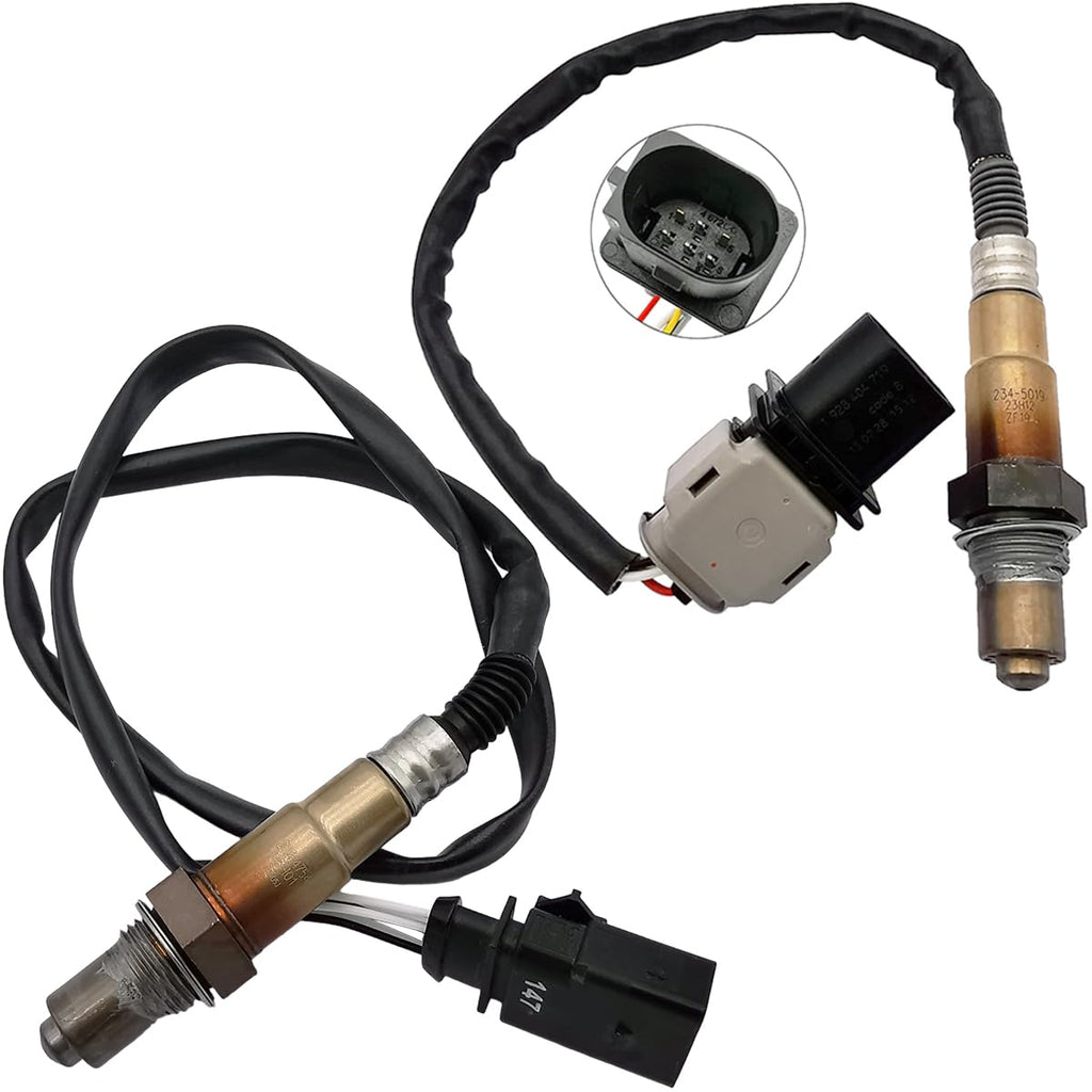 2Pcs Wideband A/F & O2 Sensor for Audi A4 A5 Q5 2.0T (2011-2018)| 234-5019 234-4754