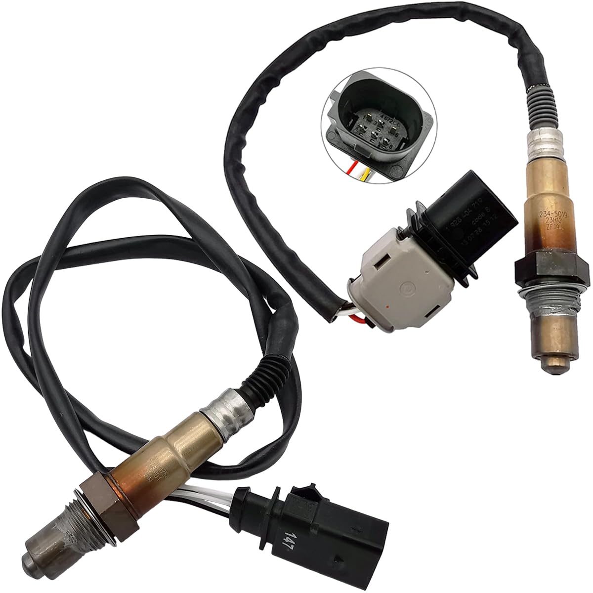 2Pcs Wideband A/F & O2 Sensor for Audi A4 A5 Q5 2.0T (2011-2018)| 234-5019 234-4754