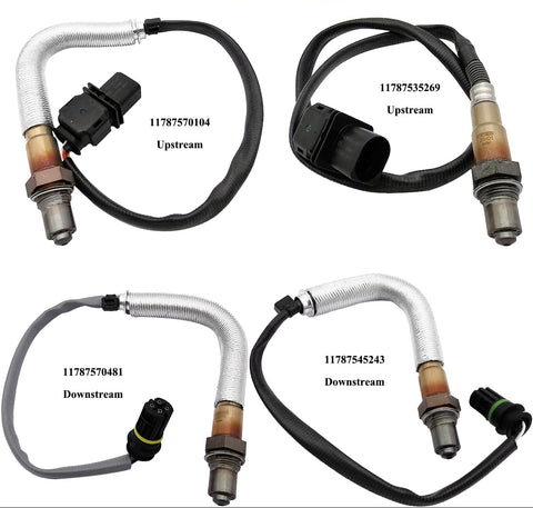 4Pcs O2 Sensor Set for BMW E90 320i E81 120i (2008-2016) | 11787535269 11787545243 11787570481 11787570104
