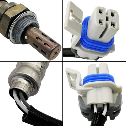 4Pcs Oxygen Sensor for Buic k Rainier, Chevro let Malibu Silverado SSR Trailblazer, Gmc Envoy Sierra, Isuzu Ascender, Pontia c G6 | 234-4668 234-4651