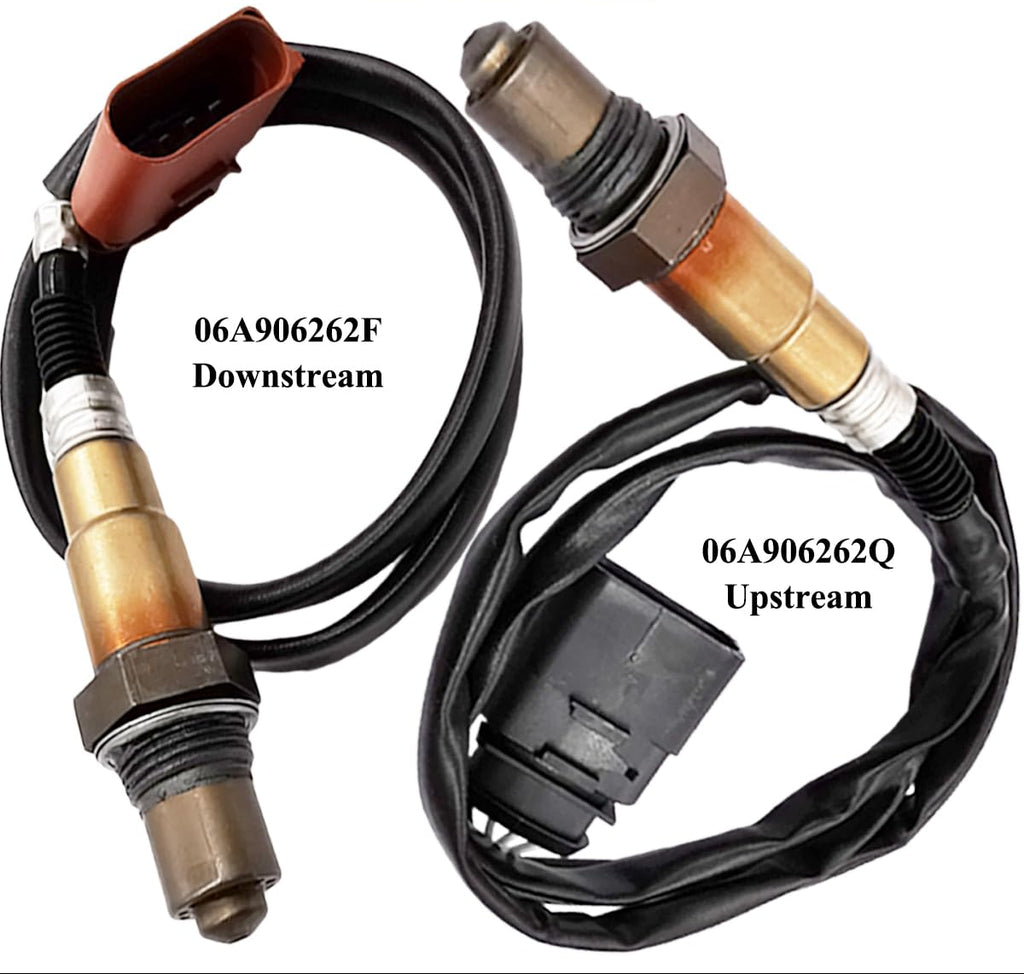 2Pcs O2 Sensor Upstream & Downstream for Audi TT VW Jetta Golf 1.8T | 06A906262Q 234-4809 234-4808