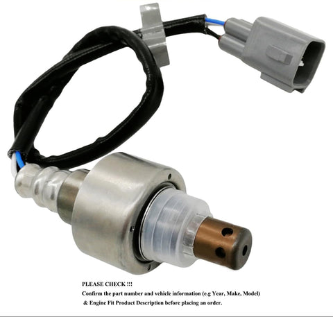 Automotive oxygen sensor with wiring harness and gray connector for vehicle emission control