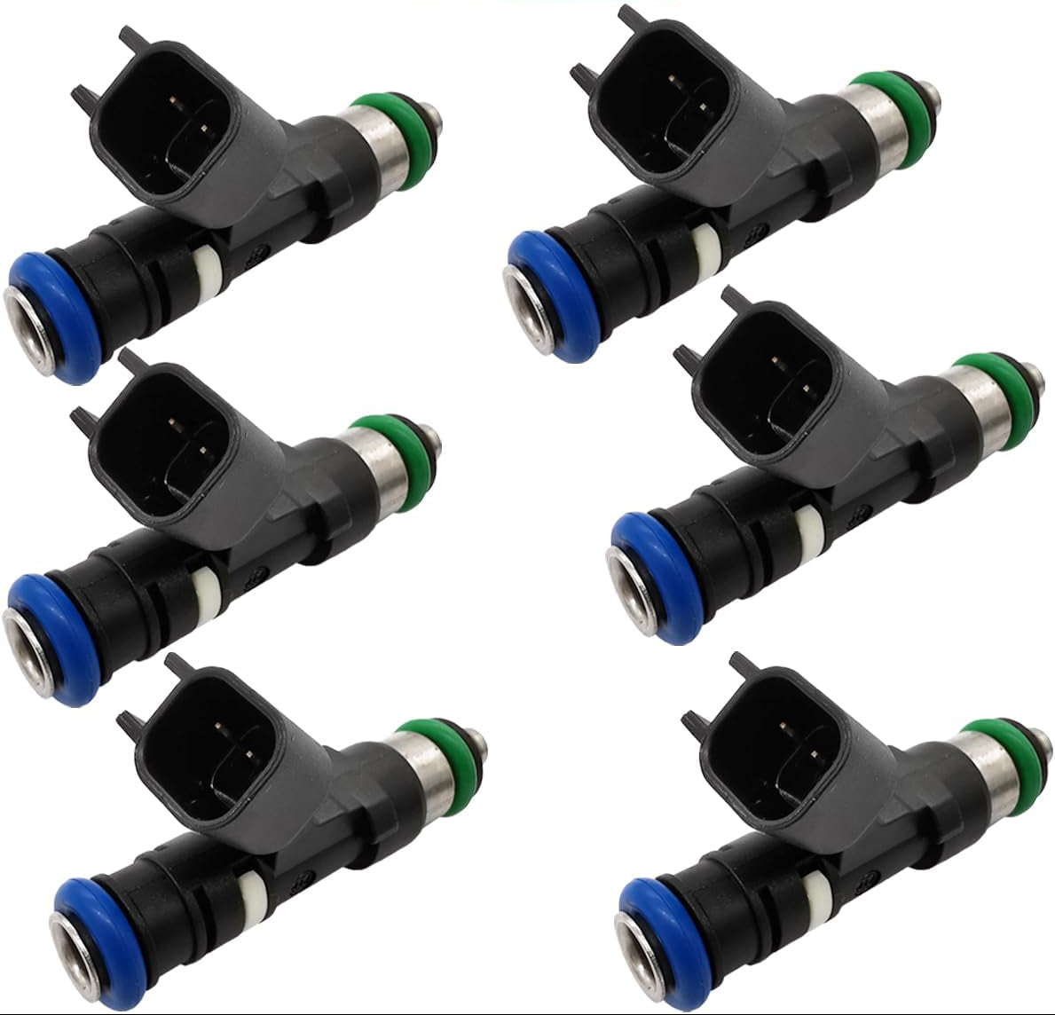 6Pcs 0280158028 FJ612 Fuel Injectors Dodge Charger 3.5L