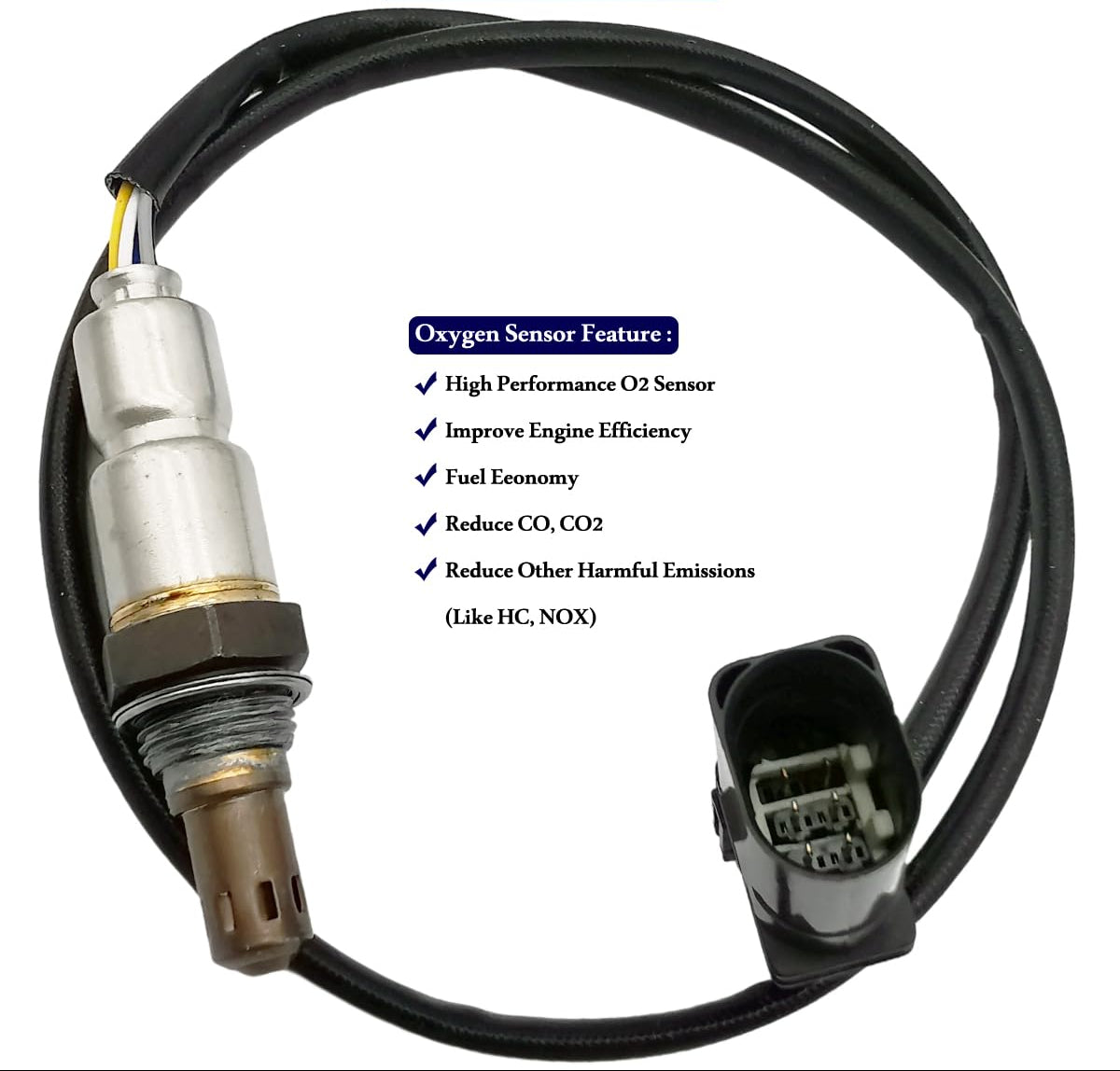 2Pcs 234-5030 234-4237 Upstream Downstream Oxygen O2 Sensor for Kia Forte 2.0L 2.4L L4 2010-2013 Forte5 2.0L 2.4L L4 2012-2013 Magentis Optima 2.4L L4 2010 Rondo 2.4L L4 2009-2012