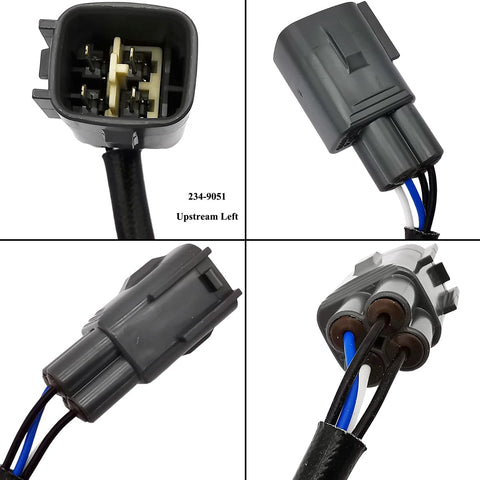 Suitable for 4Pcs Oxygen Sensor for Lexus GS300 3.0L V6 AWD (2006) | 234-9058 234-9051 234-4810 234-4806