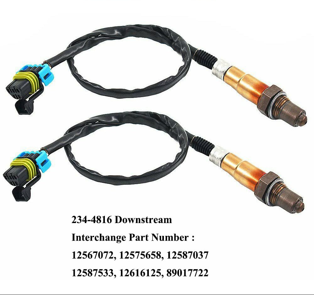 4Pcs O2 Sensor Set for Chevy Traverse GMC Acadia Buick Enclave 3.6L V6 (2009-2011) | 234-4815 234-4816