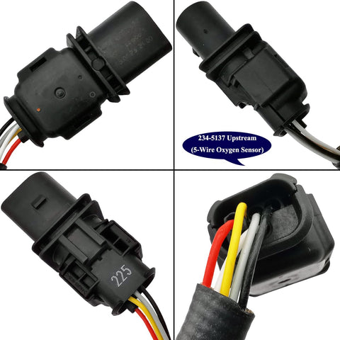 4Pcs Upstream Downstream Oxygen O2 Sensor for 2003 BMW 325Ci 325i 330Ci 330i 525i 2.5L 3.0L BMW X3 L6 3.0L | 234-5137 234-4473