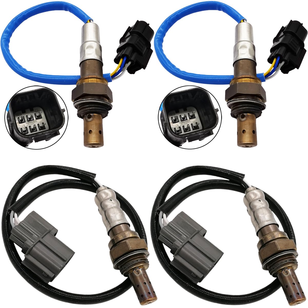 4Pcs O2 Sensor for Honda Odyssey Pilot Ridgeline 3.5L V6 (2007-2010) | 234-5053, 234-4355, 234-4368
