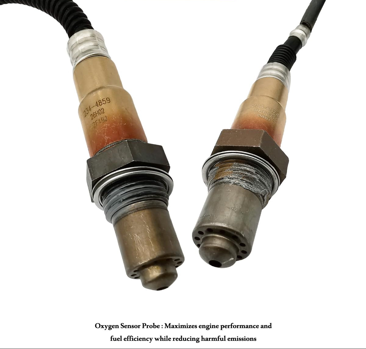 2Pcs 234-4859 234-4874 Upstream Downstream Oxygen O2 Sensor for Audi TT L4-1.8L 00-01, Beetle L4-2.0L 98-01 Golf L4-1.8L 00-01 L4-2.0L 99-01 Jetta L4-1.8L 00-01 L4-2.0L 99-01
