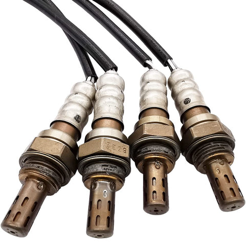 4Pcs 234-4012 234-4018 O2 Sensor Upstream Downstream Oxygen Sensor Replacement for GMC Sierra 1500 Chev-y Silverado 1999 2000 2001 2002