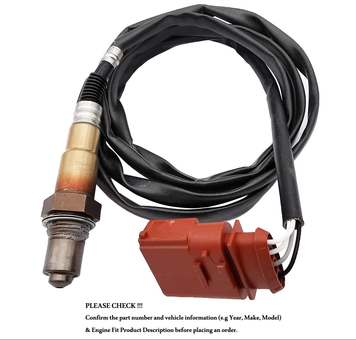 4Pcs 234-5115 234-4874 Upstream Downstream Oxygen O2 Sensor Replacement for VW Touareg 4.2L V8 2004-2007, for Audi A8 Quattro 4.2L V8 2004-2006 17351 16978