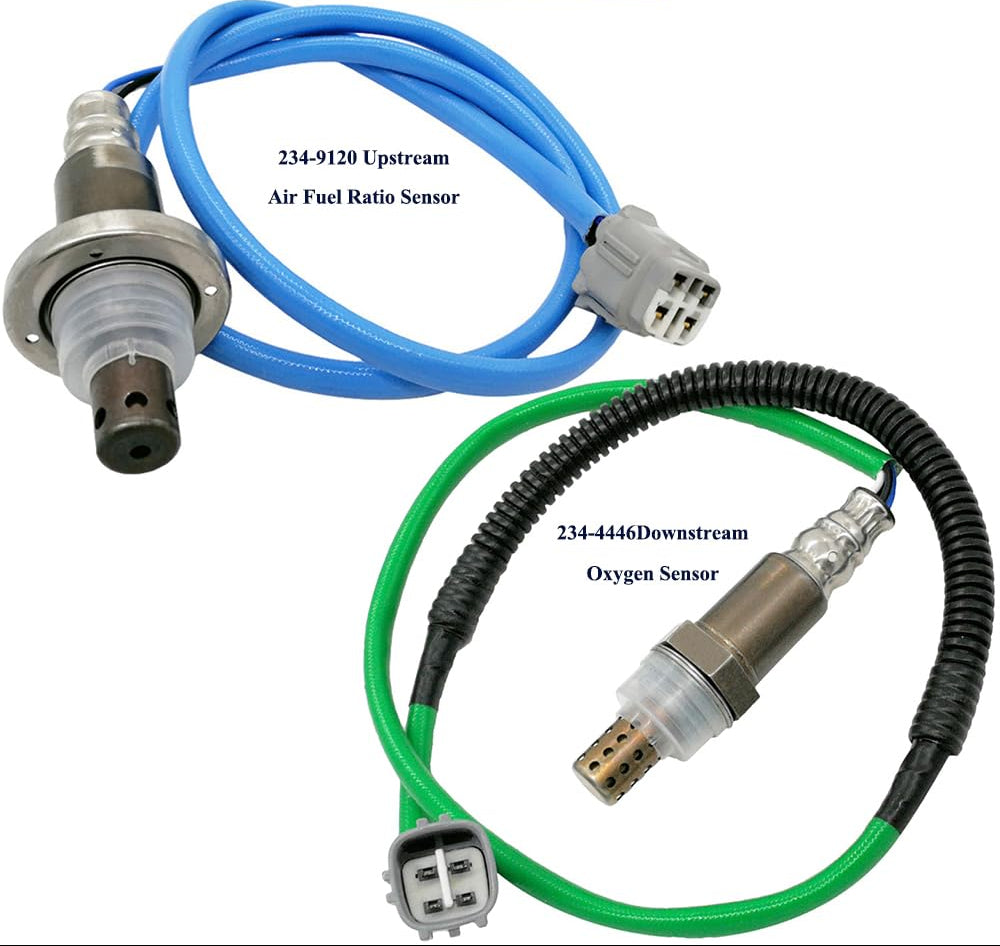 2Pcs Air Fuel Ratio & O2 Sensor for Subaru Impreza Outback 2.5L (2004-2008) 234-9120 234-4446