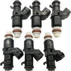 6Pcs Fuel Injectors for Acura TL, MDX & Honda Accord | 16450-RCA-A01