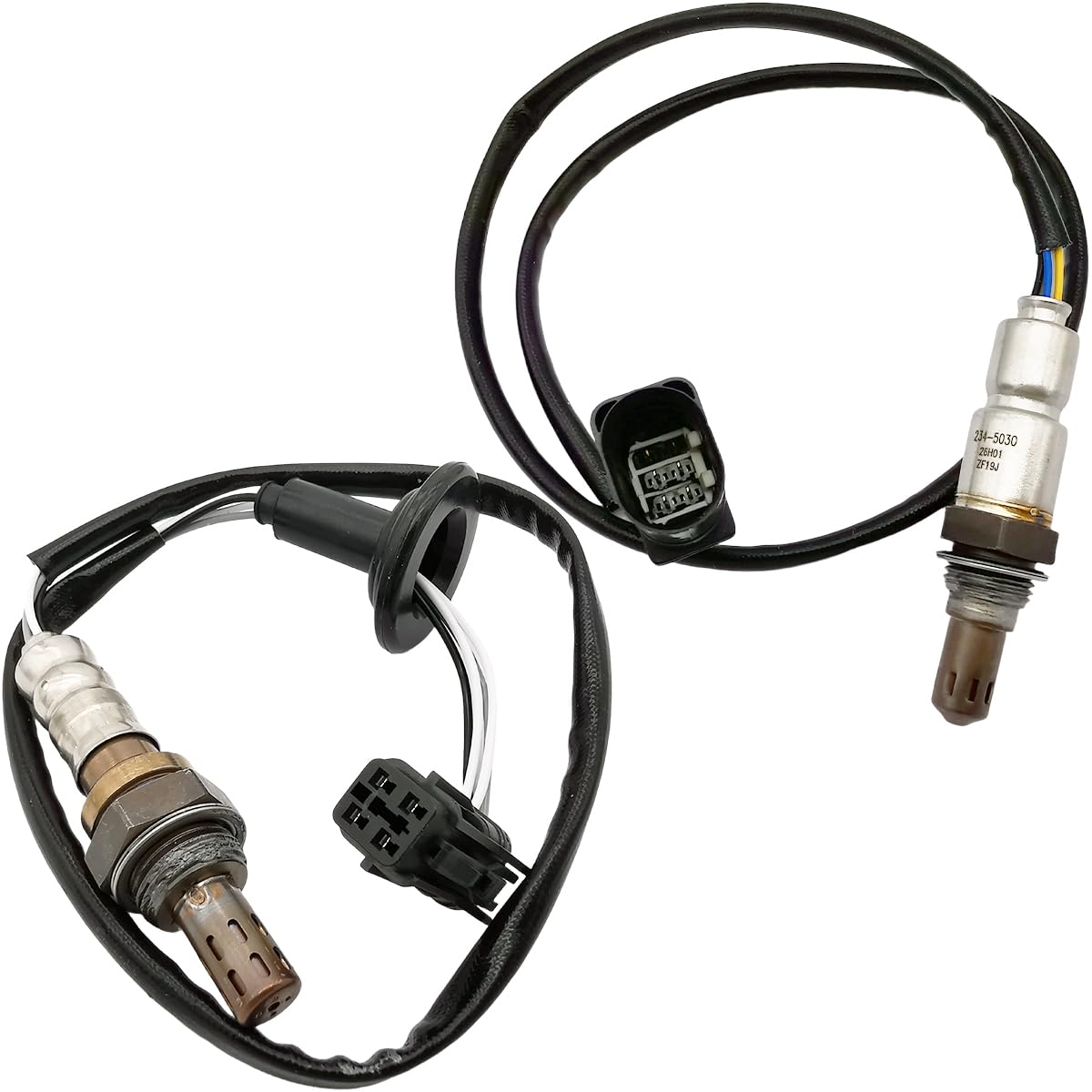 2Pcs 234-5030 234-4237 Upstream Downstream Oxygen O2 Sensor for Kia Forte 2.0L 2.4L L4 2010-2013 Forte5 2.0L 2.4L L4 2012-2013 Magentis Optima 2.4L L4 2010 Rondo 2.4L L4 2009-2012