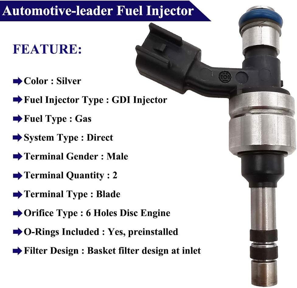 6Pcs Fuel Injectors for Cadillac CTS SRX Chevy Camaro GMC Canyon 3.0L 3.6L | 12634126, FJ1157