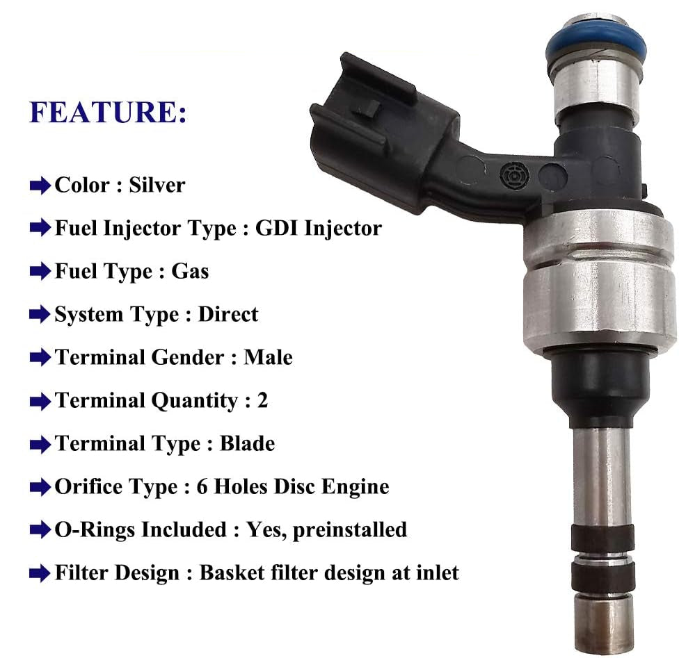 Fuel Injector for Chevy Camaro GMC Canyon Cadillac CTS SRX 3.6L V6 - 12634126 FJ1157