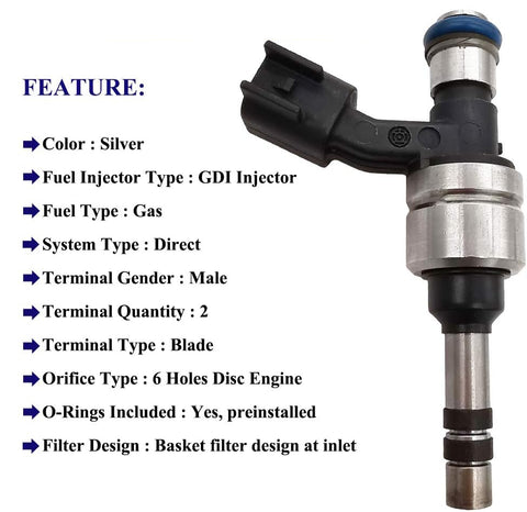 Suitable for Fuel Injector for Chevy Camaro GMC Canyon Cadillac CTS SRX 3.6L V6 | 12634126 FJ1157
