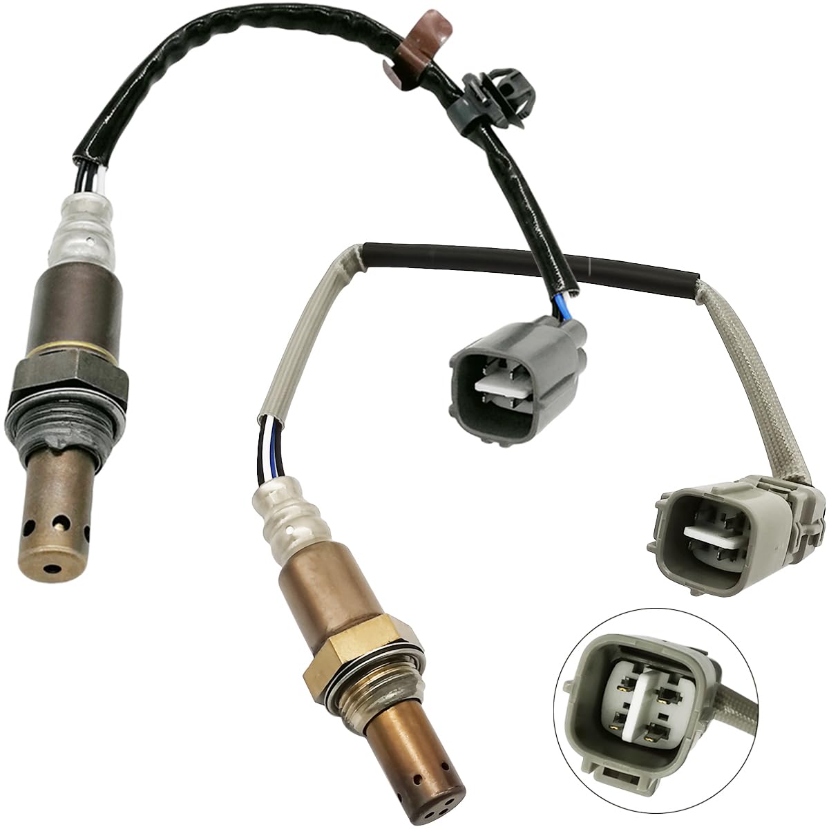 2Pcs O2 Sensor Upstream & Downstream for Lexus RX330 Toyota Highlander (2004-2006) - 234-9042 234-4168