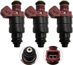 Suitable for 3Pcs Fuel Injector Set for John Deere Gator 825i UTV 3-Cylinder | 5WY2404A MIA11720