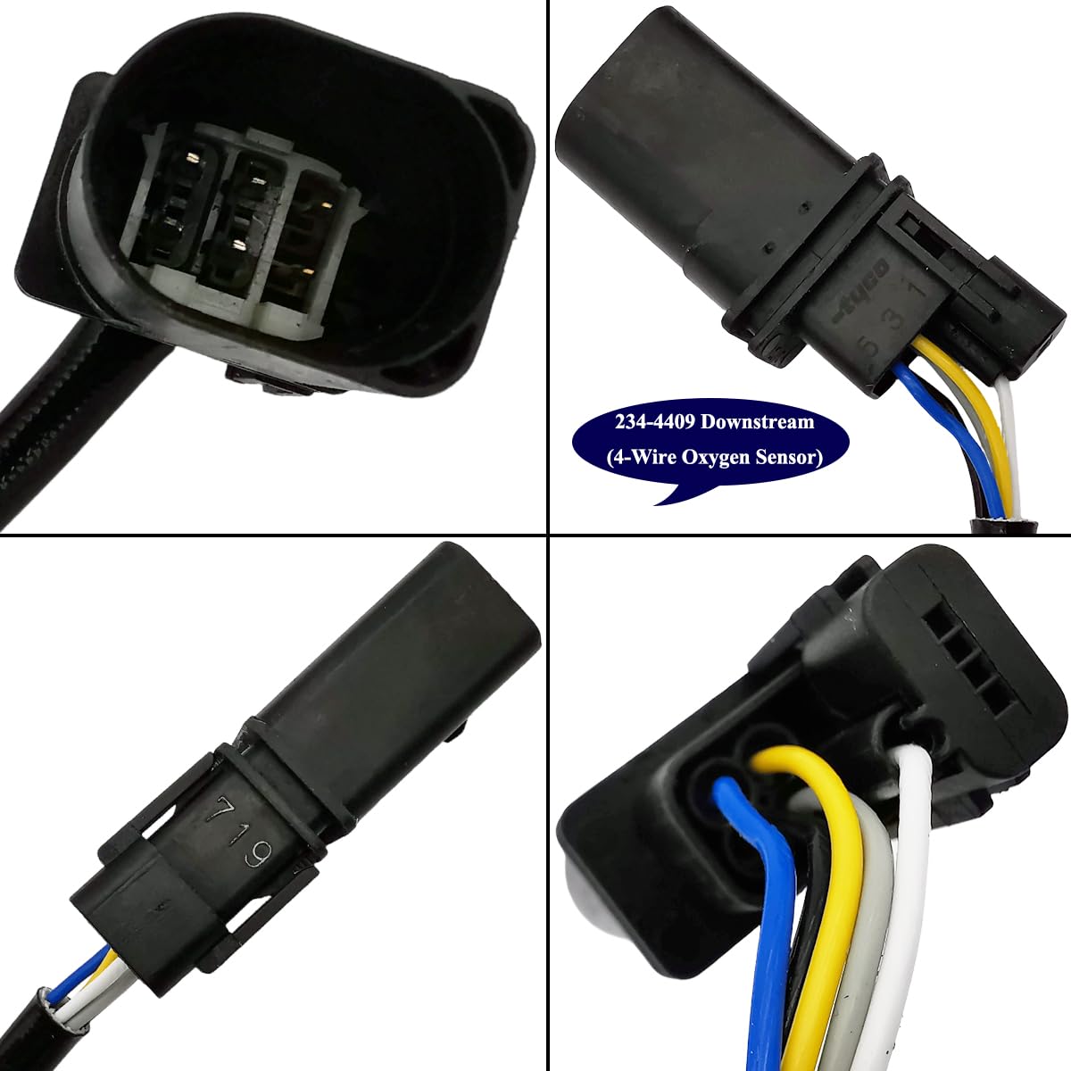 4Pcs 2 * 234-5120 234-4409 234-4408 Upstream Downstream Oxygen O2 Sensor for Audi A4 A6 3.2L V6 2005 2006 2007 2008 2009