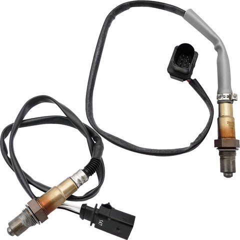 2Pcs Oxygen Sensor Upstream & Downstream for VW GTI Jetta 2.0T (2006-2009) | 234-5107 234-4754