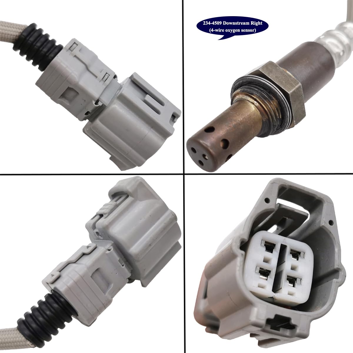 Suitable for 4Pcs O2 Sensor for Lexus RX350 3.5L (2010-2012 USA Built) | 234-9049 234-9042 234-4509 234-4416