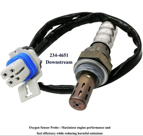 4Pcs Oxygen Sensor for Buic k Rainier, Chevro let Malibu Silverado SSR Trailblazer, Gmc Envoy Sierra, Isuzu Ascender, Pontia c G6 | 234-4668 234-4651