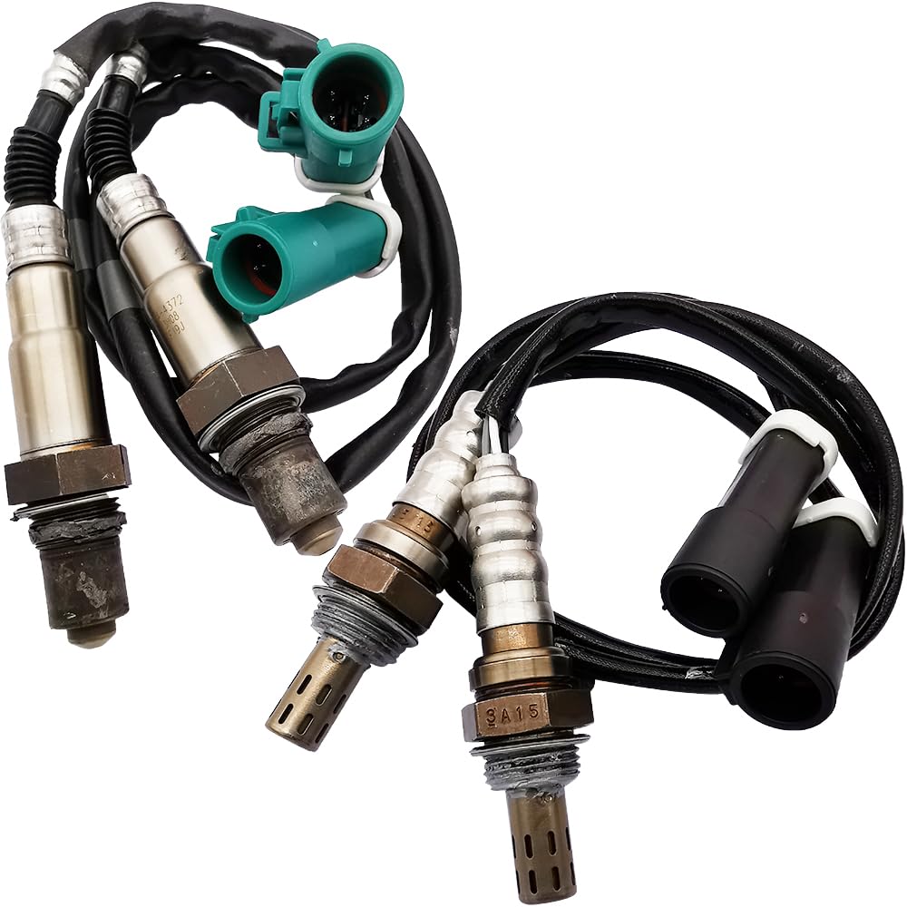 4Pcs O2 Sensor Set for Mazda CX-9 Ford Edge Lincoln MKX 3.5L (2007-2009) 234-4372 234-4610