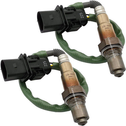 2Pcs 234-5071 Upstream Air Fuel Ratio Oxygen O2 Sensor for Smart Fortwo 2008-2015 1.0L-L3 Gas 0055429818, 2345071, 234 5071, 24329, 17444