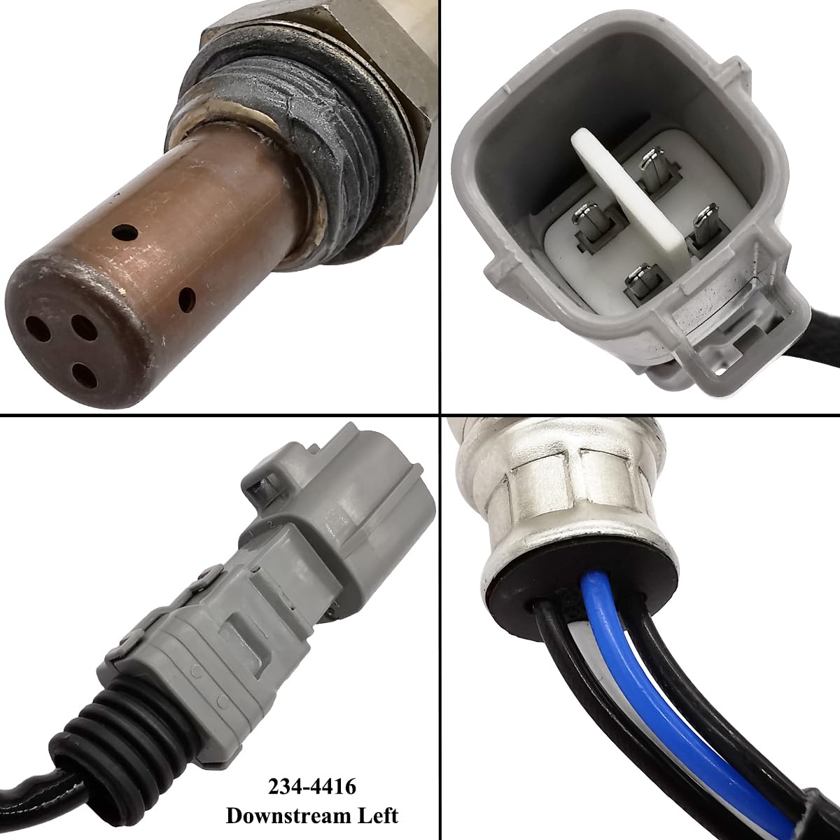 4Pcs Upstream Downstream Oxygen O2 Sensor Replacement for Toyota Sienna 3.5L V6 FWD Gas 2012 2013 2014 2015 234-9114 234-9128 234-4416 234-4540