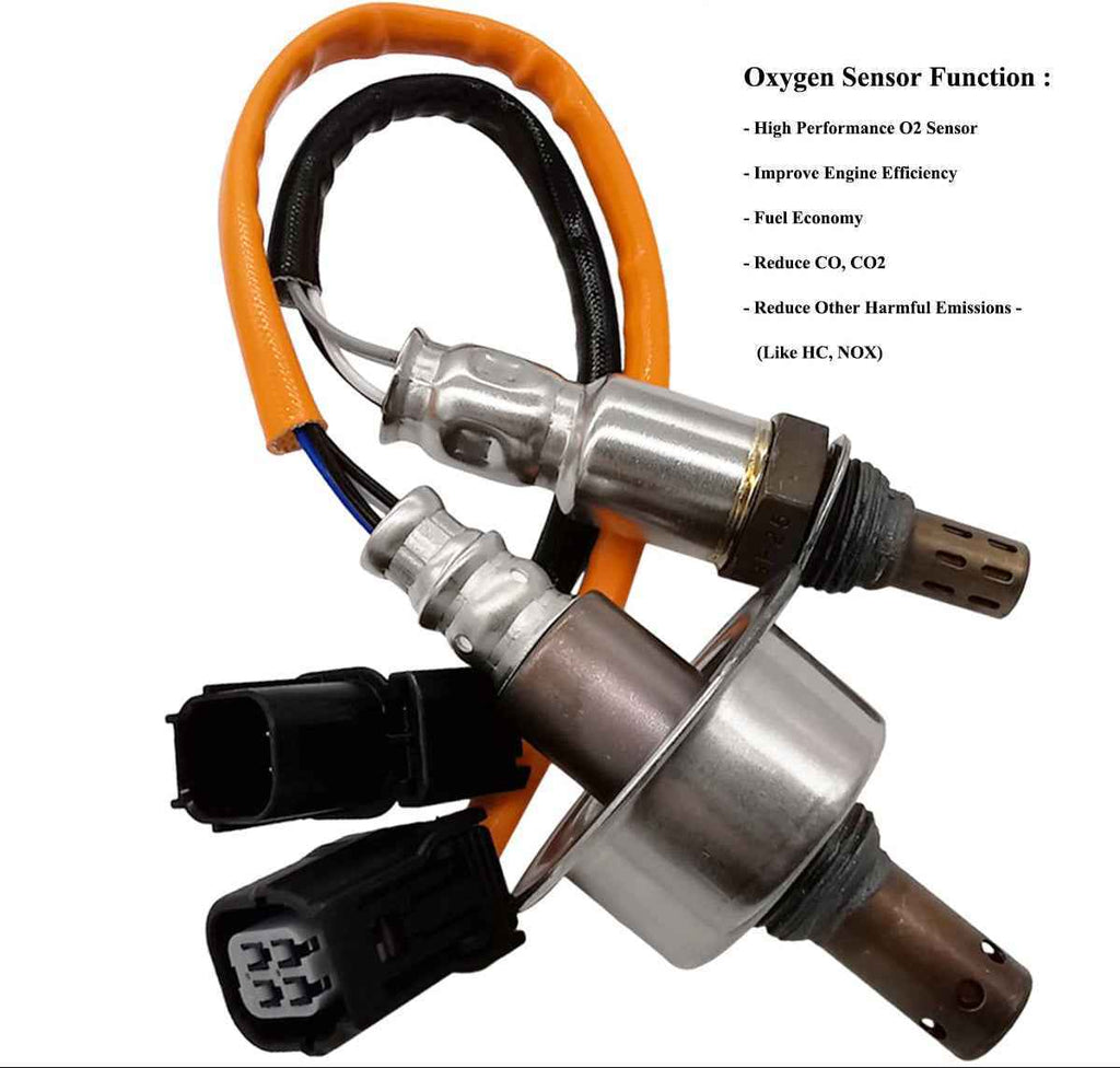 2Pcs Upstream Downstream Oxygen O2 Sensor Replacement for Honda Civic 1.8L 2007 2008 2009 2010 2011 234-9124 234-4350 36531-RNA-J01 36532-RNA-A01