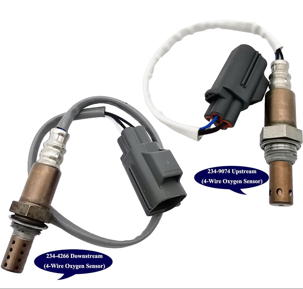2Pcs Air Fuel Ratio & O2 Sensor for Land Rover Range Rover 4.2L 4.4L V8 (06-09) | 234-9074 234-4266