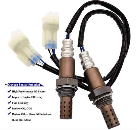 2Pcs Upstream & Downstream Oxygen O2 Sensor for Suzuki Aerio 2.0L 2.3L (2002-2007) | 234-4105