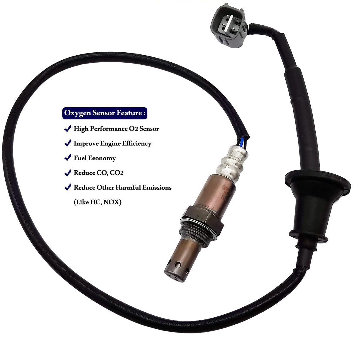 2Pcs Air Fuel Ratio & O2 Sensor for Toyota Corolla 1.8L (2014-2019) | 234-9140 234-4921