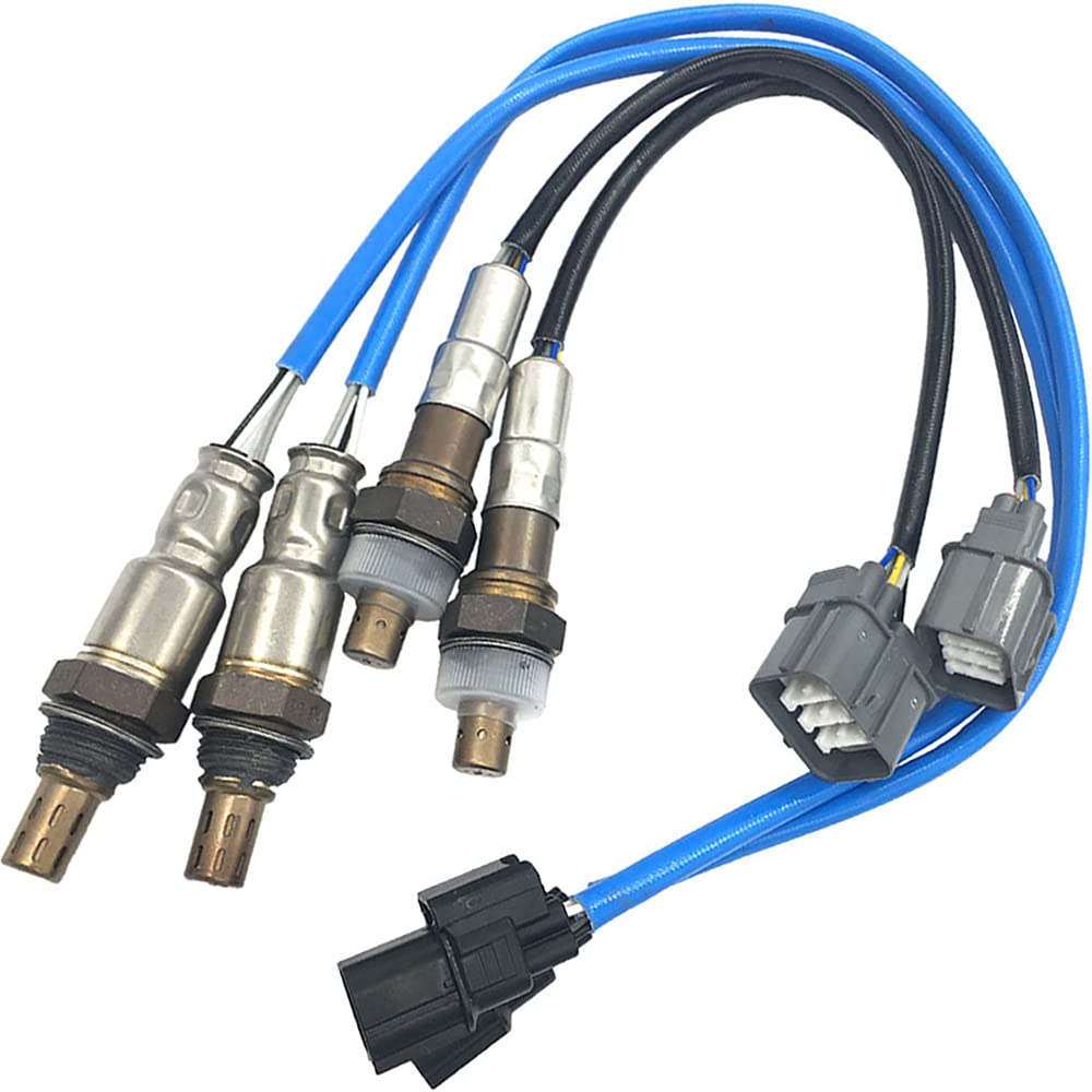 4Pcs 234-5010 234-4351 Upstream Downstream Oxygen O2 Sensor Air Fuel Ratio Sensor for Acura TL 3.2L 3.5L V6 2007 2008 36531-RCA-A01 250-25001 36532-RDB-A01 36532-RBR-A01 24267