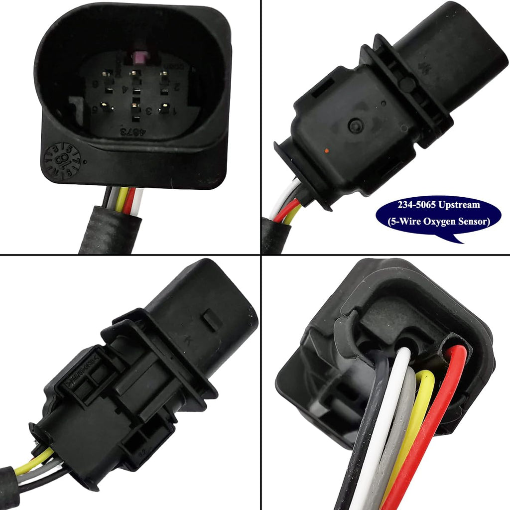4Pcs Wideband A/F & O2 Sensor Set for Mercedes C300 E350 GLK350 3.5L V6 | 234-5065 234-4559