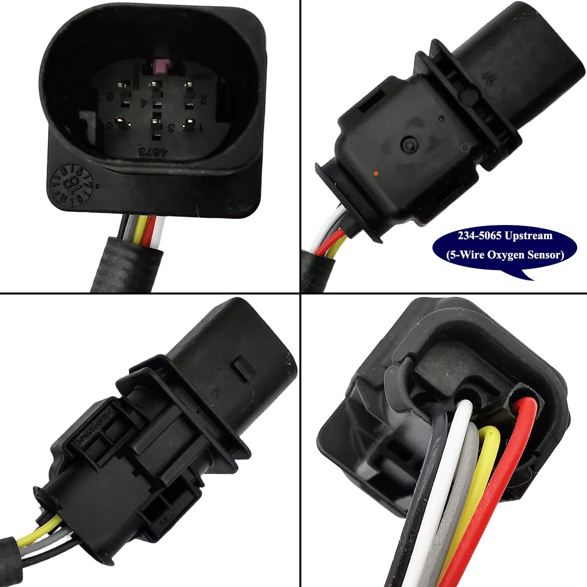 4Pcs Wideband A/F & O2 Sensor Set for Mercedes C300 E350 GLK350 3.5L V6 | 234-5065 234-4559