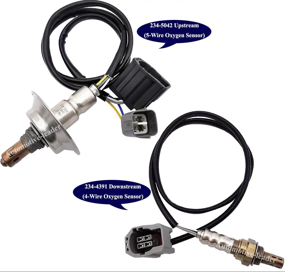Suitable for 2Pcs O2 Sensor Upstream & Downstream for Mazda 3 2.3L (2010-2013) | 234-5042 234-4391