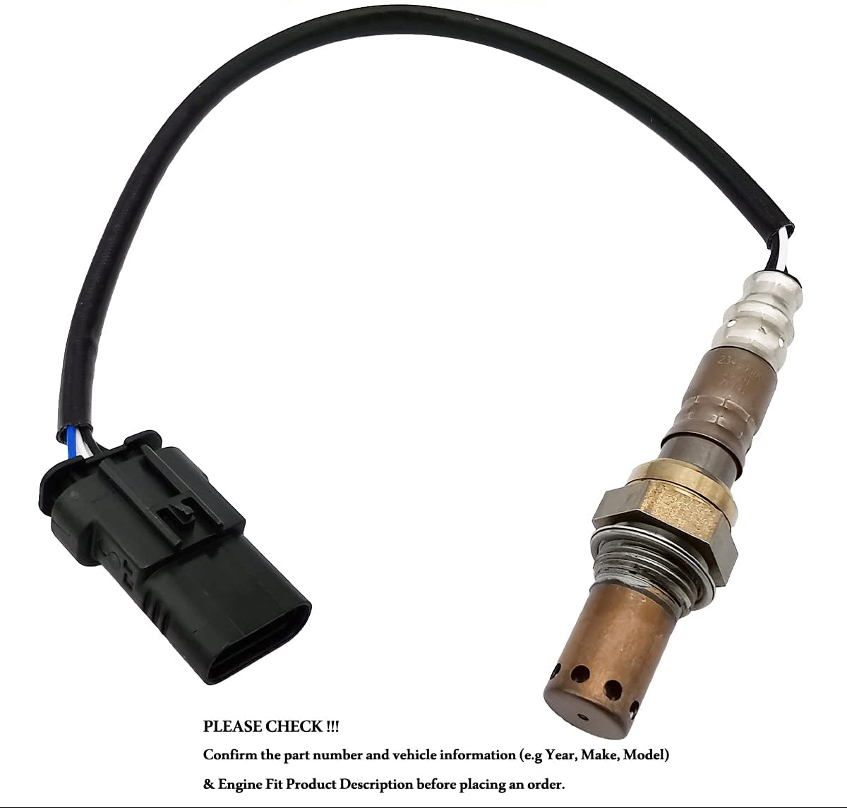 234-8080 Downstream Oxygen O2 Sensor for Buick Envision Lacrosse Regal Cadillac ATS CTS Chevy Camaro Colorado Corvette Silverado GMC 12627139, 12643707, 12645561, 12655677, 2344763