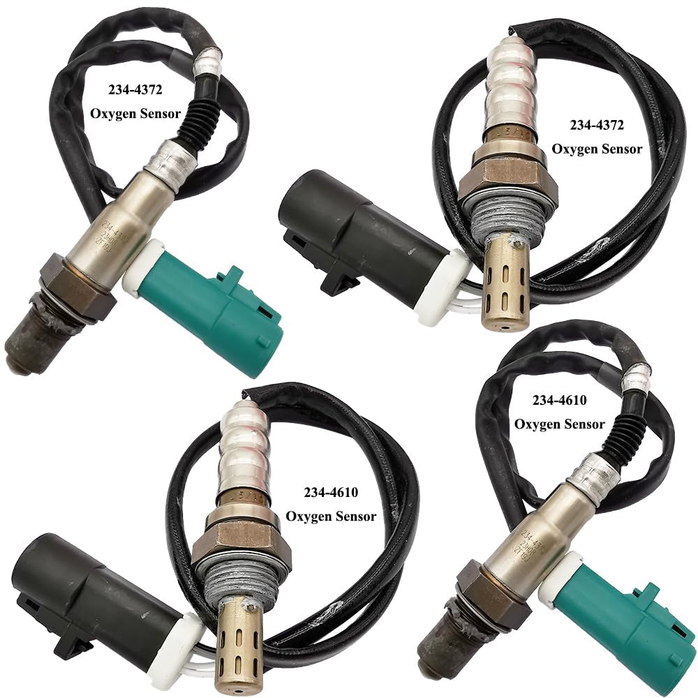 4Pcs O2 Sensor Set for Mazda CX-9 Ford Edge Lincoln MKX 3.5L (2007-2009) 234-4372 234-4610