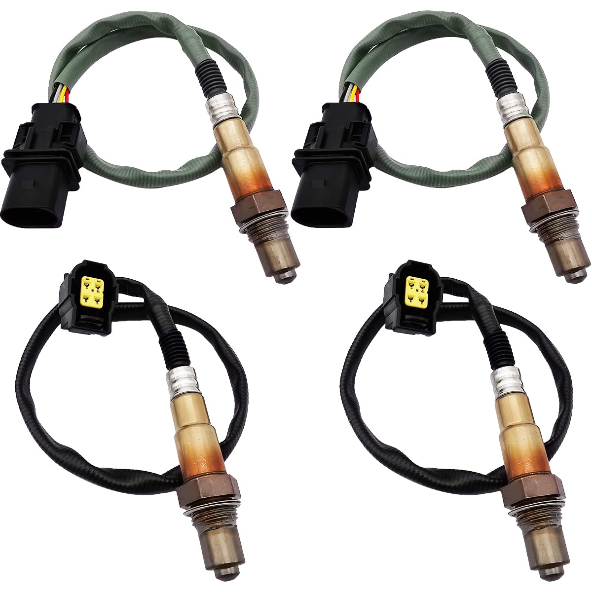 4Pcs Oxygen Sensor Set for Mercedes Benz C300 E350 ML350 (W204/W212) | 0035427018 0045420818