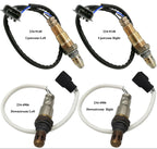 4Pcs Air Fuel Ratio & O2 Sensor for Nissan Frontier Xterra 4.0L (2015-2019) | 22693-4BA0A 226A0-9BF0B