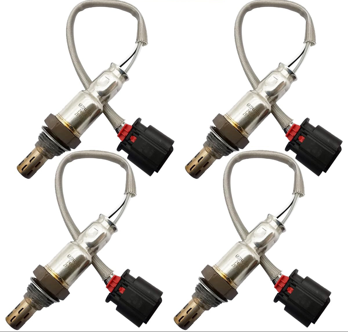 4Pcs 68224424AA Oxygen O2 Sensor for Jeep Gladiator 3.0 3.6L Wrangler JL 3.6