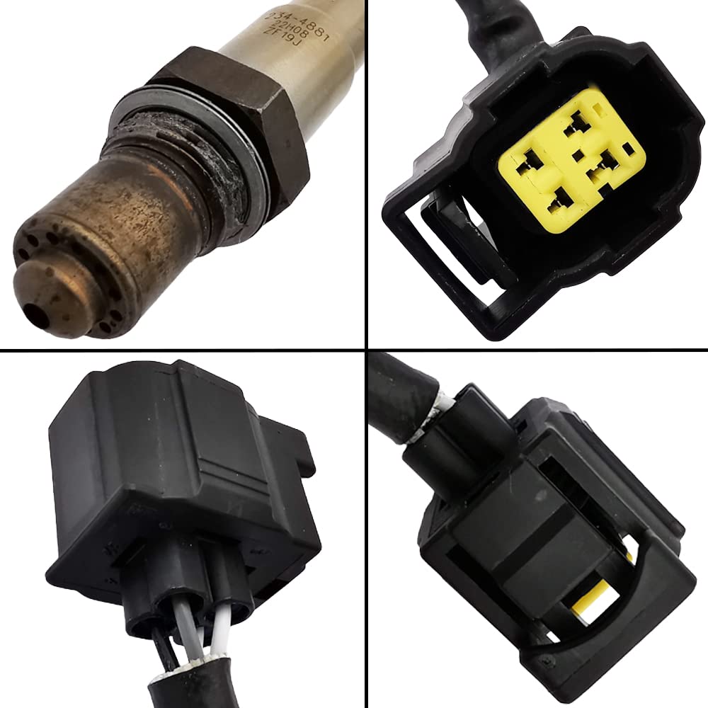 Suitable for 2Pcs O2 Sensor Upstream/Downstream (Passenger Side) for Jeep Wrangler 3.8L (2007-2010) | 234-4881 234-4587