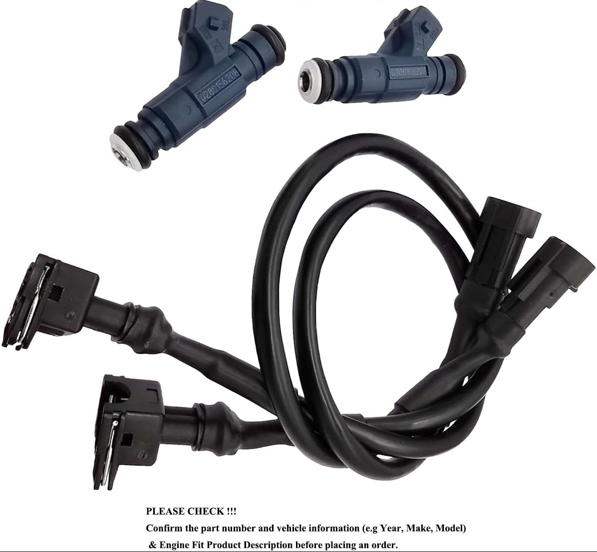 Fuel Injector with Pigtail Harness for Polaris Ranger RZR Sportsman 700 800 UTV 0280156208