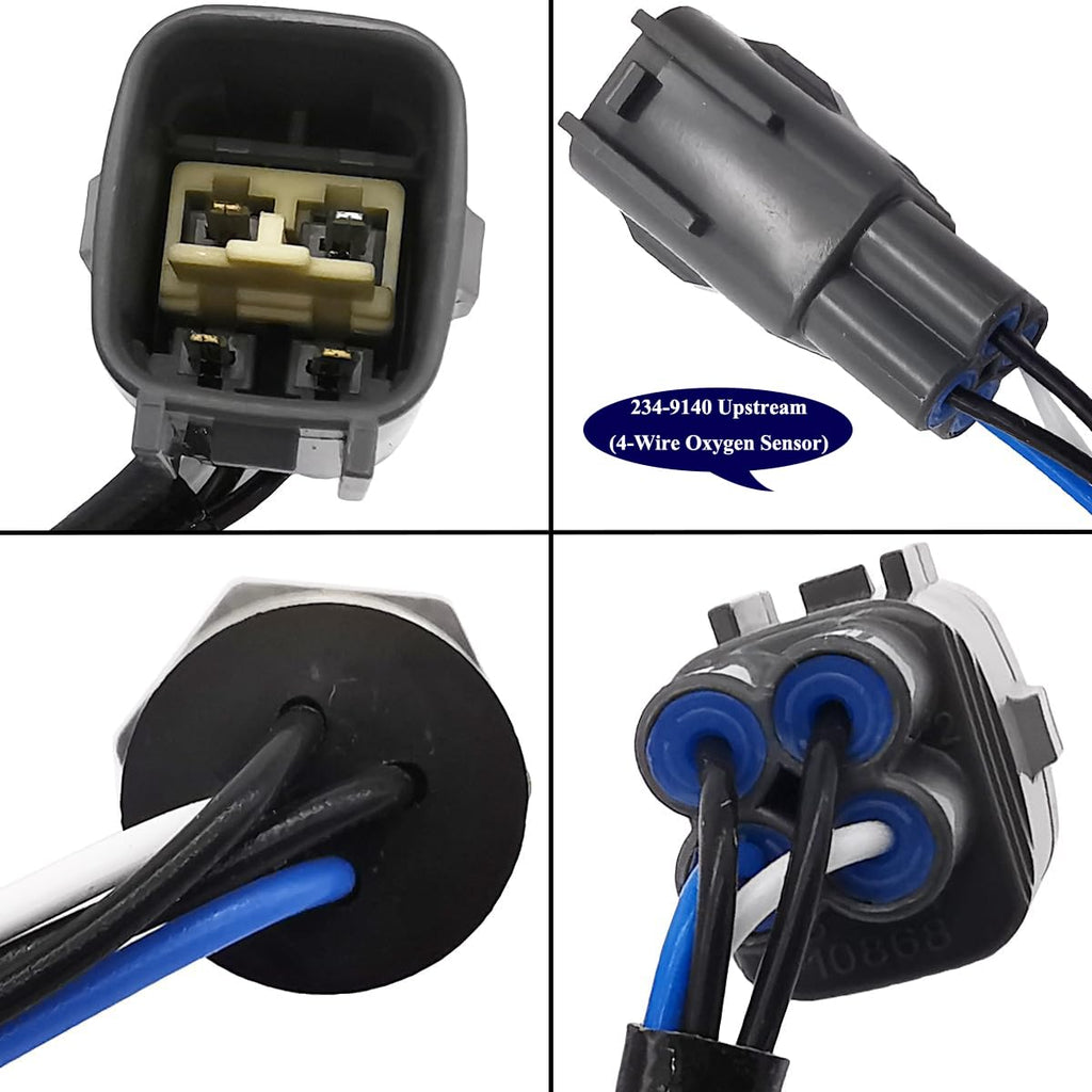 4Pcs 234-9140 234-9145 234-4945 * 2 Upstream Downstream Oxygen O2 Sensor for Lexus GS350 2014-2015