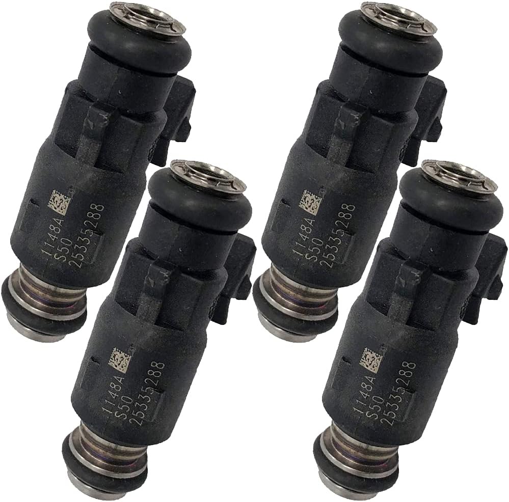 4Pcs Fuel Injector for Mercury Outboard 40HP-60HP 2-Stroke Marine - 25335288 892123002