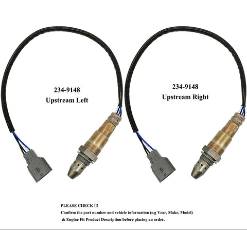4Pcs O2 Sensor for Nissan 370Z Infiniti Q40 Q60 QX70 Q50 Q70 Q70L QX50 (2015-2020) | 234-9148 234-4535