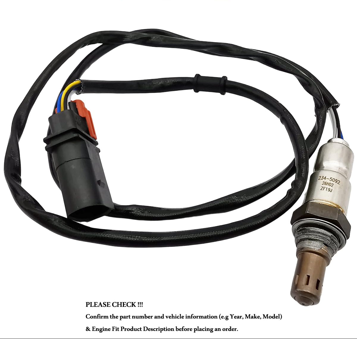 234-5092 Upstream Air Fuel Ratio Oxygen O2 Sensor for Audi Q7 3.0L V6 Supercharged 2011 2012 2013 2014 2015 4L0906262G, 4L0906262L